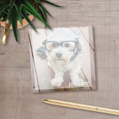 Post-it® Conception photo Carré complète avec nom personnal