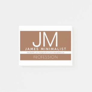 Post-it® Conception professionnelle moderne et minimale   B