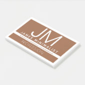 Post-it® Conception professionnelle moderne et minimale | B (Incliné)