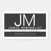 Post-it® Conception professionnelle moderne et minimale | N (Devant)