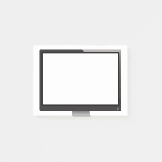 Post-it® Conception simple de moniteur d'ordinateur (Devant)