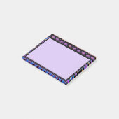 Post-it® Conception tribale violette (Incliné)