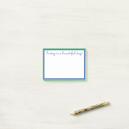 Post-it® Concevez vos propres notes personnalisées imprimée (Sur un bureau)
