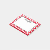 Post-it® Concevez vos propres Pois blancs personnalisés (Incliné)