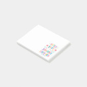Post-it® Conduisez prudemment quelqu'un vous aime (Incliné)