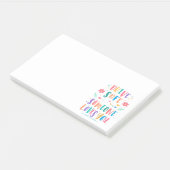 Post-it® Conduisez prudemment quelqu'un vous aime (Incliné)
