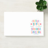 Post-it® Conduisez prudemment quelqu'un vous aime (Bureau)