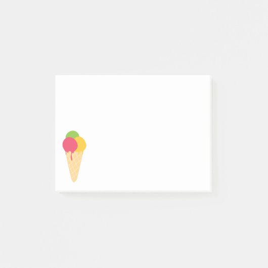 Post-it® Cone de glace (Devant)