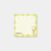 Post-it® Cône de glace à une boule (Devant)