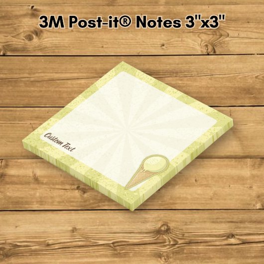 Post-it® Cône de glace à une boule