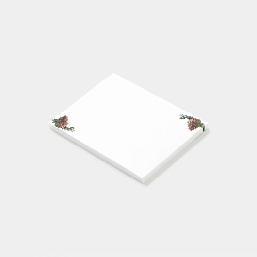 Post-it® Cones de pin de Noël (Incliné)