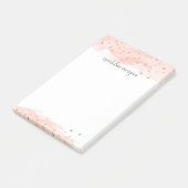 Post-it® Confetti Pop | Blush | Personnalisé (Incliné)
