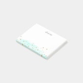 Post-it® Confetti Pop | Mention | Chic personnalisé (Incliné)