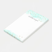 Post-it® Confetti Pop | Mention | Personnalisé (Incliné)