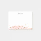 Post-it® Confetti Pop | Rose pâle | Chic personnalisé (Devant)