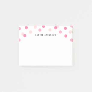 Post-it® Confetti rose Fun personnalisé