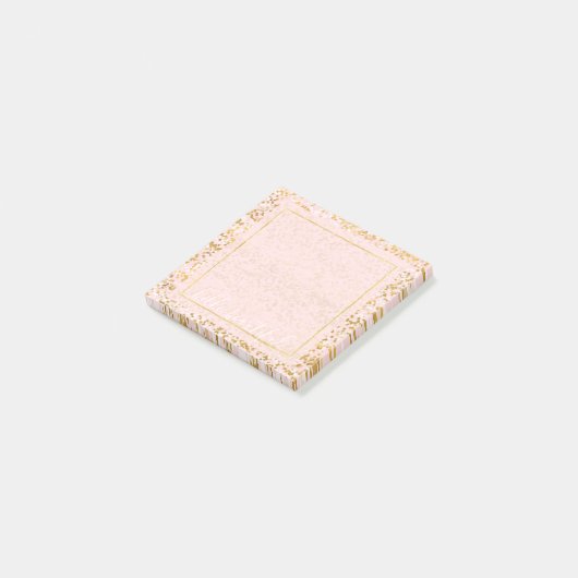 Post-it® Confetti rose or (Incliné)