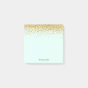 Post-it® Confettis d'étincelle de menthe d'or