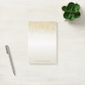 Post-it® Confettis Dorés Personnalisés Moderne Faux (Bureau)