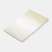 Post-it® Confettis Dorés Personnalisés Moderne Faux (Incliné)