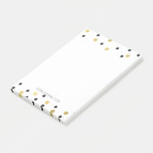 Post-it® Confettis noirs d'or (Incliné)