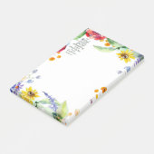 Post-it® Confiance dans le Seigneur floral (Incliné)