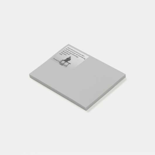 Post-it® Confiance Dans Le Seigneur Ravissant L'Application (Incliné)