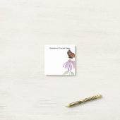Post-it® Confleur simple papillon (Sur un bureau)