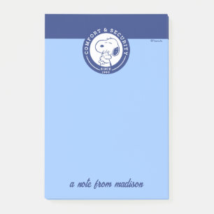 Post-it® Confort et sécurité   Snoopy & Woodstock Hug