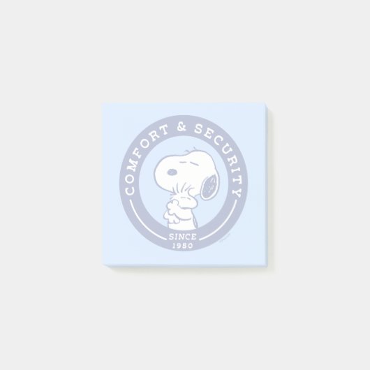 Post-it® Confort et sécurité | Snoopy & Woodstock Hug (Devant)