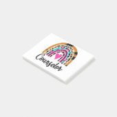 Post-it® Conseiller Arc-en-Ciel Léopard Drôle Conseiller Sc (Incliné)