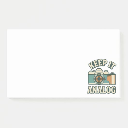 Post-it® Conserver l'analogique (Devant)