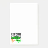 Post-it® Conserver le calme EXCELlent SPREADSHEET NINJA (Devant)