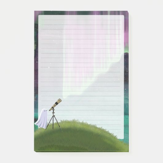 Post-it® Contemplateur - Écriture de lettre de fantôme mign (Devant)