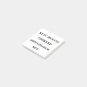 Post-it® Continuer à avancer - Sticky Motivationnel Personn (Incliné)