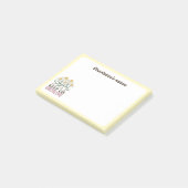 Post-it® Continuer À Croître Citations Positives Fleurs Rét (Incliné)