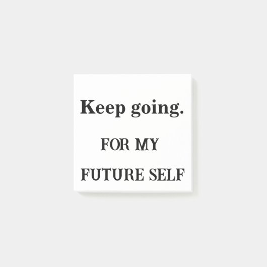 Post-it® Continuez - Motivation personnalisée des notes col (Devant)