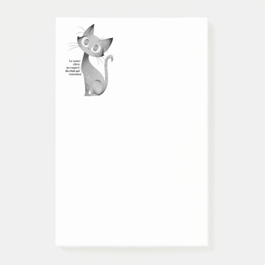 Post-it® Conversation assis au regard langoureux (Devant)