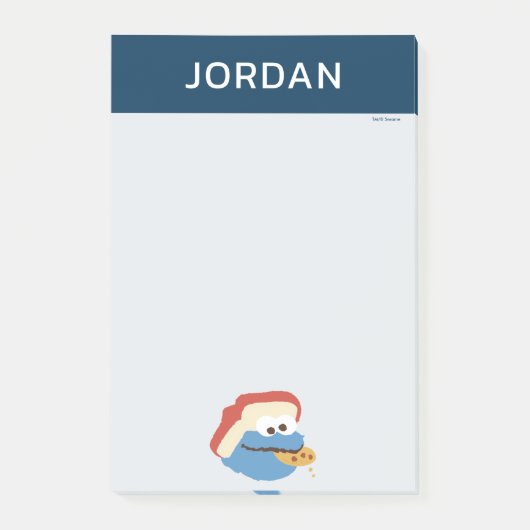 Post-it® Cookie Monster Camp Cookies | Ajouter Votre Nom (Devant)