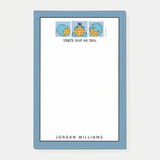 Post-it® Cookie Monster | C'est comme ça que je roule (Devant)