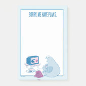 Post-it® Cookie Monster | Désolé, J'Ai Des Plans (Devant)