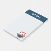 Post-it® Cookie Monster Woodland Face | Ajouter Votre Nom (Incliné)