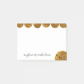 Post-it® Cookie Temps Chocolat Chip Cookie Texte Personnali (Devant)