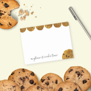 Post-it® Cookie Temps Chocolat Chip Cookie Texte Personnali
