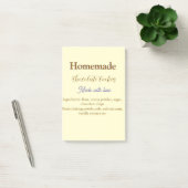 Post-it® Cookies au chocolat faits maison avec amour ajoute (Bureau)