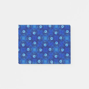 Post-it® Cool, art numérique moderne de bleu mauvais oeil m
