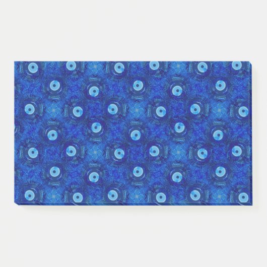 Post-it® Cool, art numérique moderne de bleu mauvais oeil m (Devant)