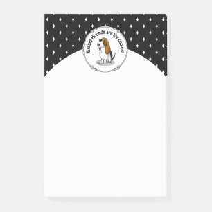 Post-it® Cool Basset Hound chien et lunettes de soleil (tri