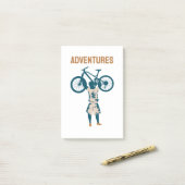 Post-it® Cool Biker (Sur un bureau)