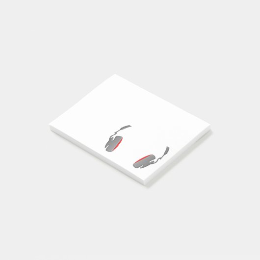 Post-it® Cool de casque simple et classique (Incliné)